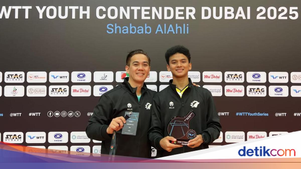 Atlet Muda Tenis Meja Indonesia Juara di Dubai