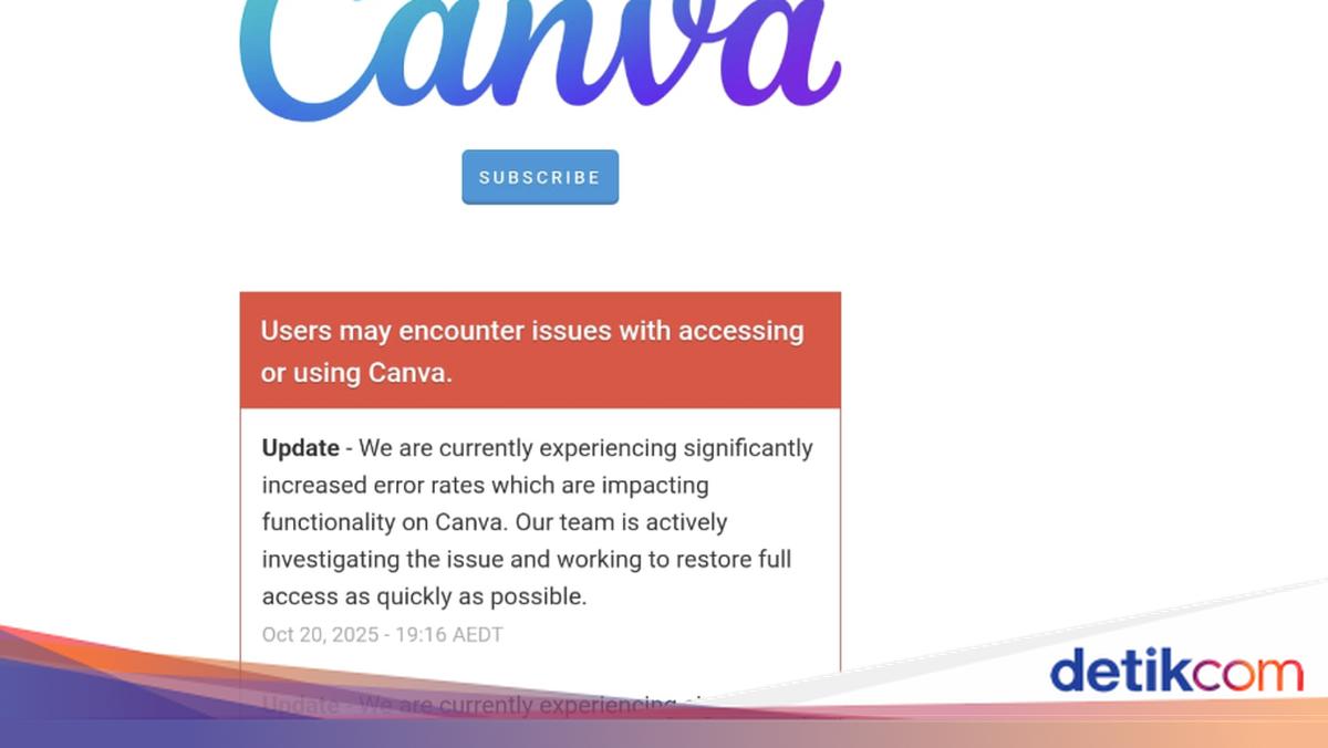 Canva Down di Seluruh Dunia, Pengguna Teriak