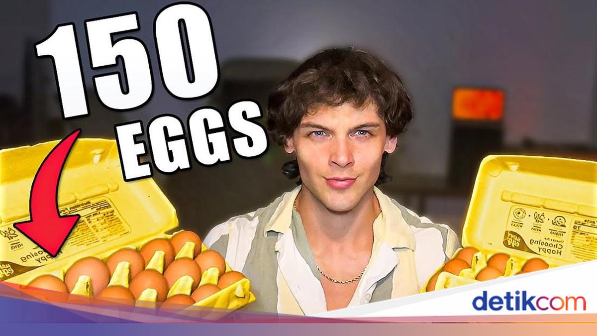 Eksperimen Hanya Makan 150 Telur Selama 5 Hari, Begini Hasilnya
