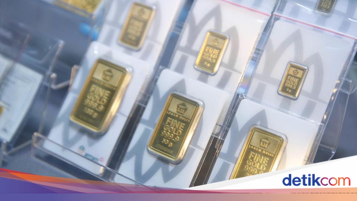 Harga Emas Antam Masih Melempem