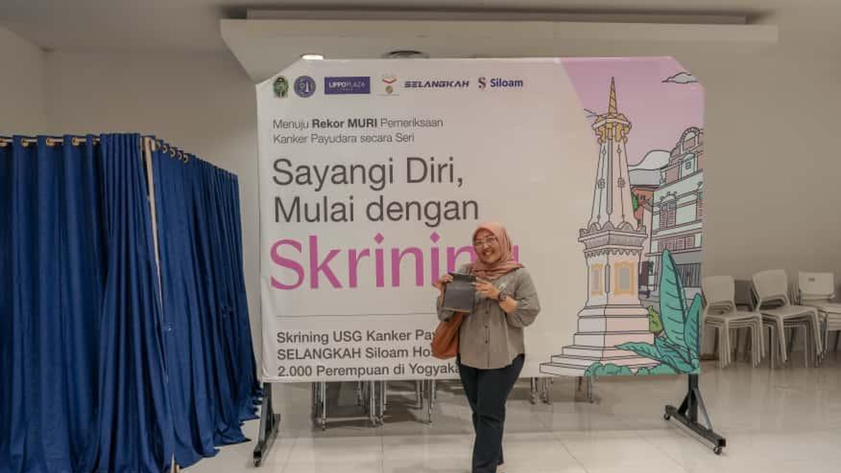 Skrining Gratis Kanker Payudara 3.304 Perempuan, Siloam Raih Rekor MURI