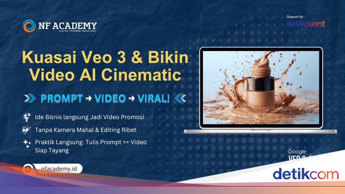 Ubah Ide Jadi Video Promosi Profesional Tanpa Ribet di Kelas Veo 3 NF Academy