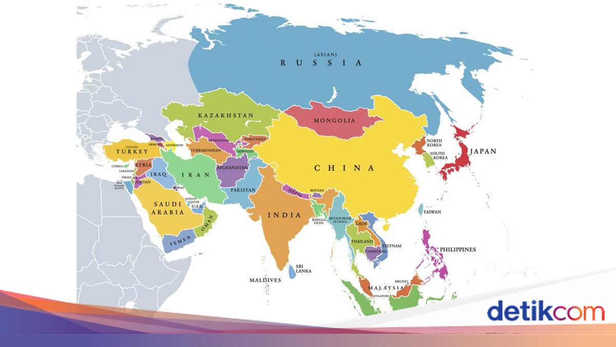 Urutan 7 Benua Terbesar di Dunia, Asia Nomor Satu?