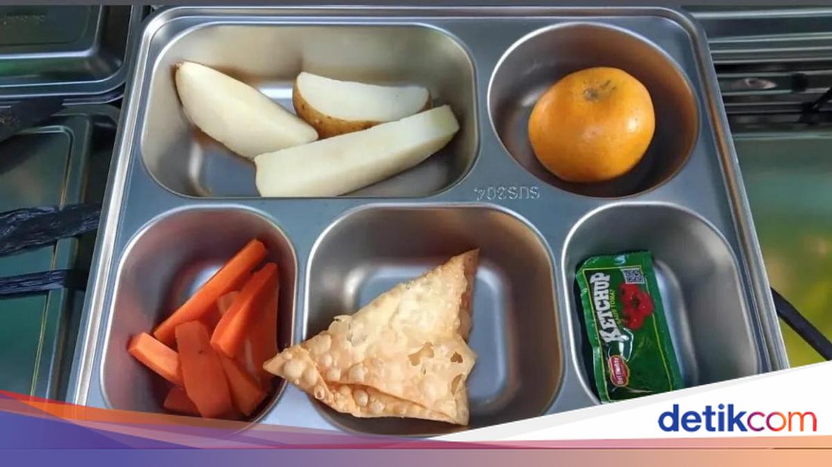 Viral Menu MBG Depok Pangsit Goreng-Kentang Rebus, Kepsek-Kepala SPPG Bilang Begini